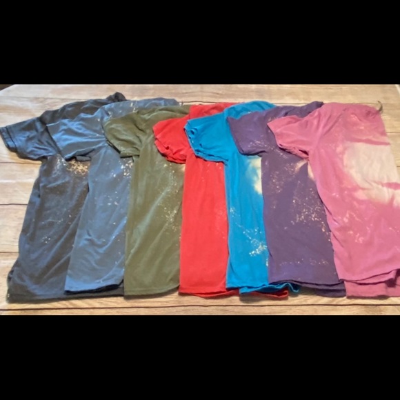 Women Bleached T shirt men designs and kid t shirt - Picture 2 of 8